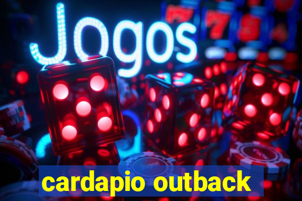 cardapio outback